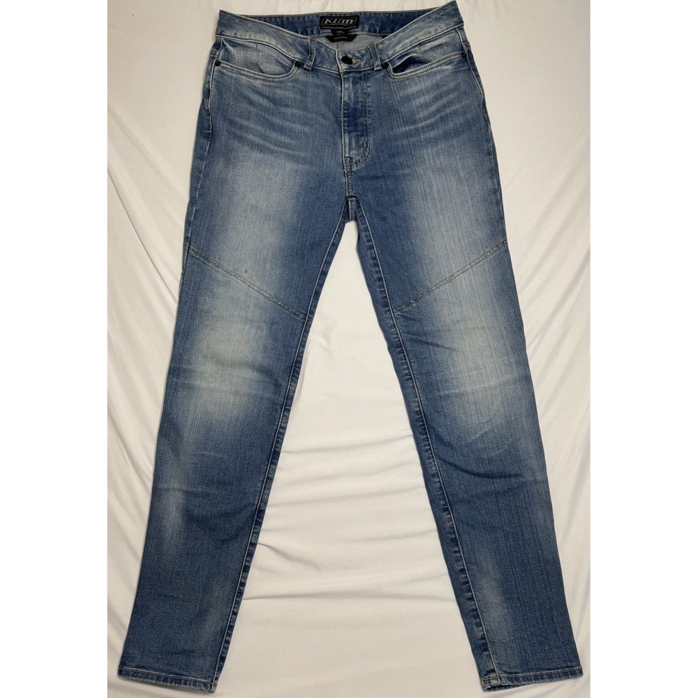 Klim Betty Tapered Stretch Denim Motorcycle Riding Pants Womens Size 6